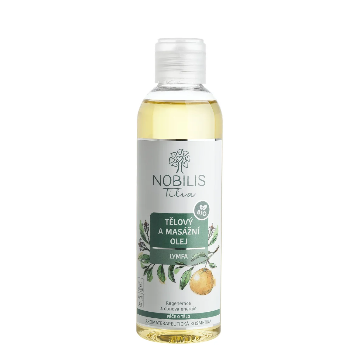 Tělový a masážní olej Lymfa 200 ml