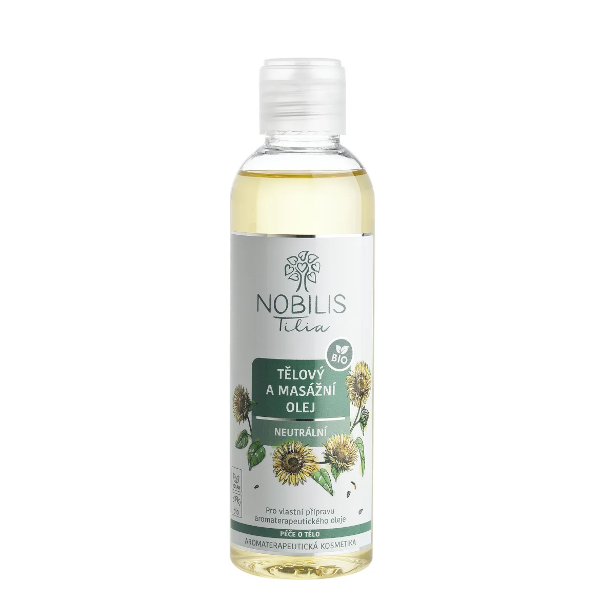 Tělový a masážní olej Neutrální 200 ml