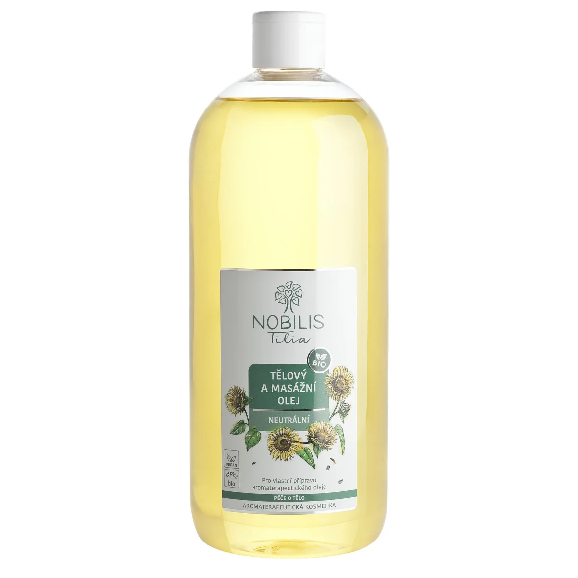 Tělový a masážní olej Neutrální 1000 ml