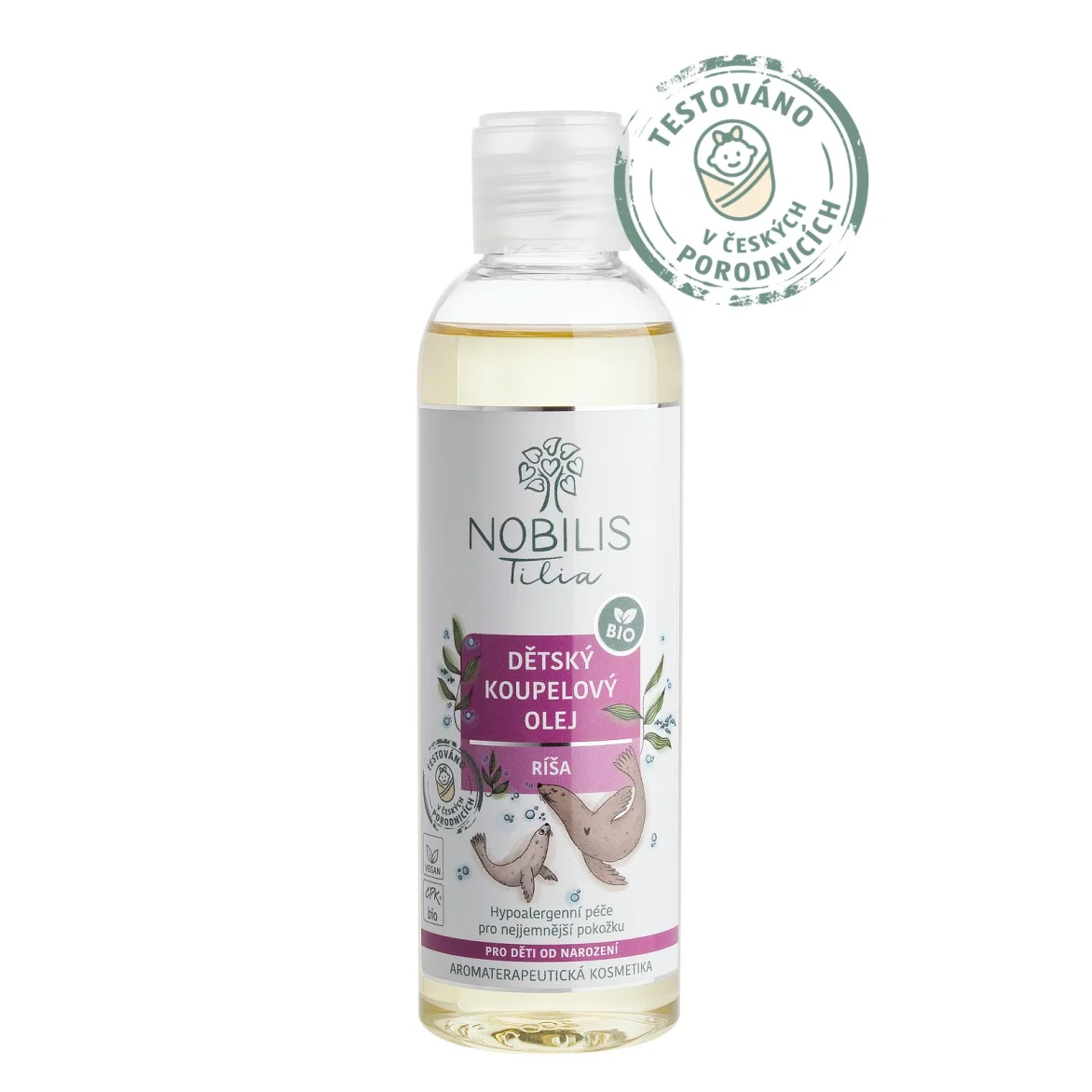 Dětský koupelový olej Ríša 200 ml