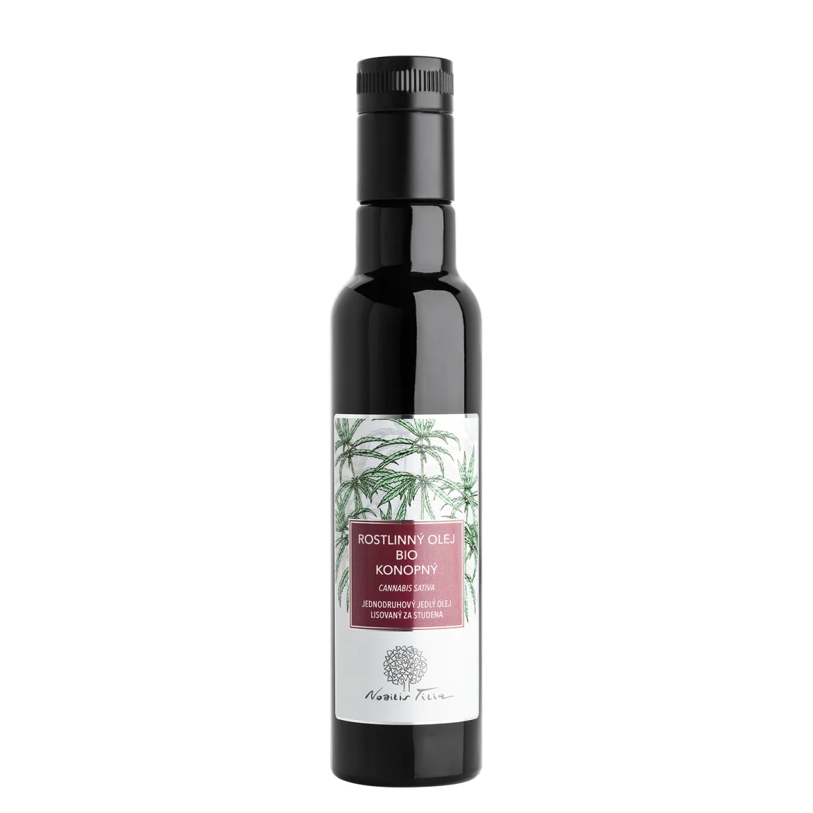 BIO Konopný olej 250 ml fialové sklo