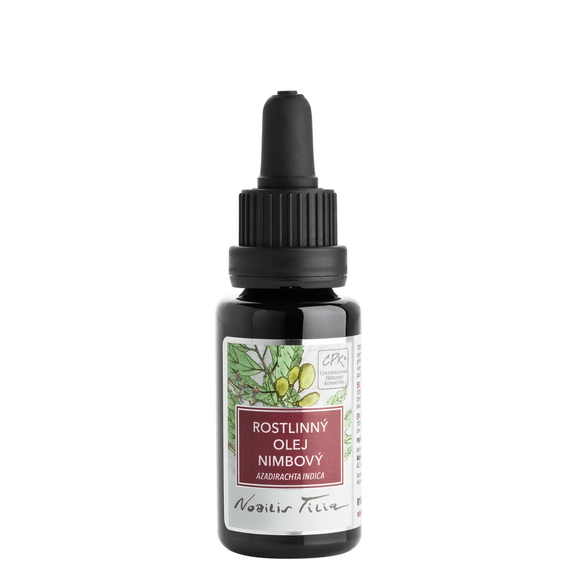 Nimbový olej 20 ml fialové sklo