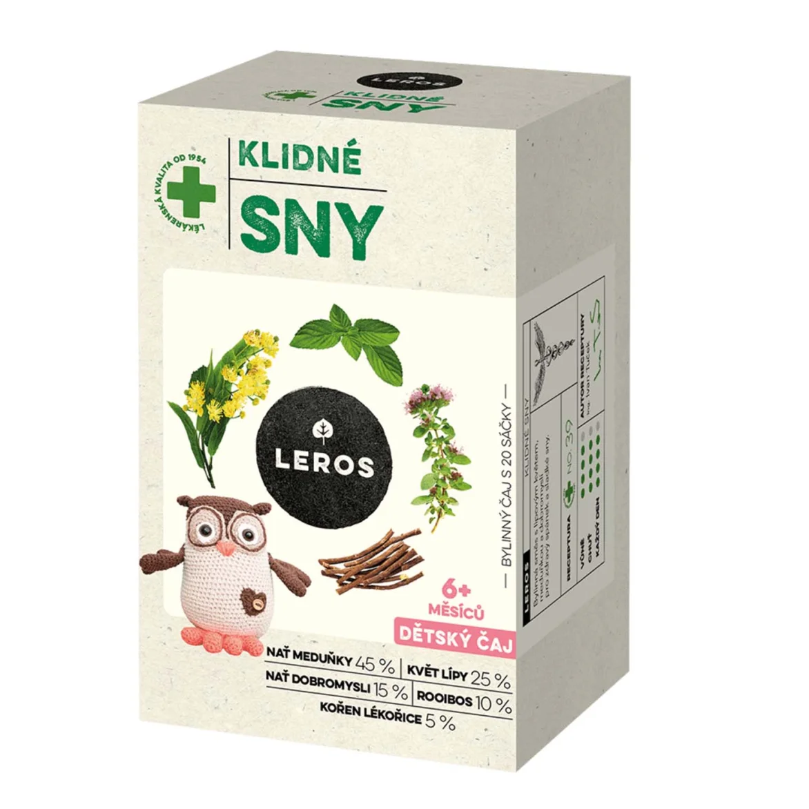Leros Dětský čaj Klidné sny