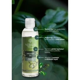 Sprchový gel Bazalka a bergamot 200 ml