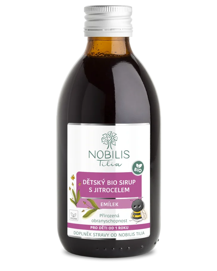 Dětský BIO sirup s jitrocelem Emílek 250 ml