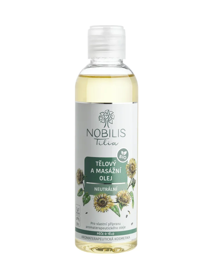 Tělový a masážní olej Neutrální 200 ml