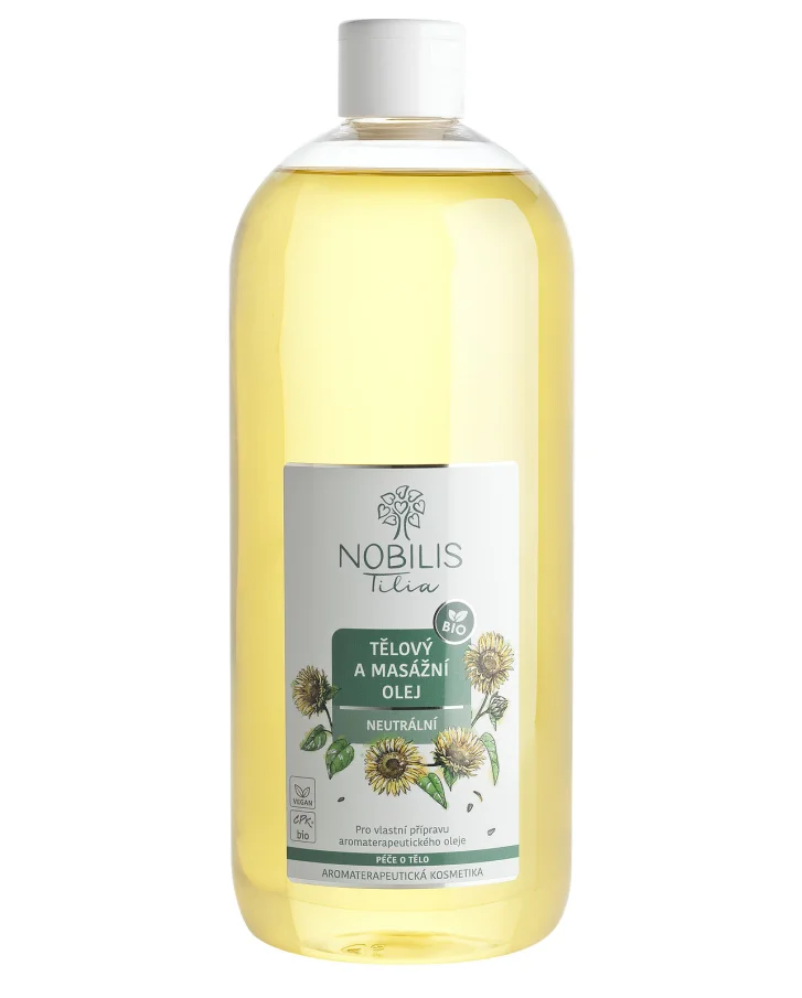 Tělový a masážní olej Neutrální 1000 ml