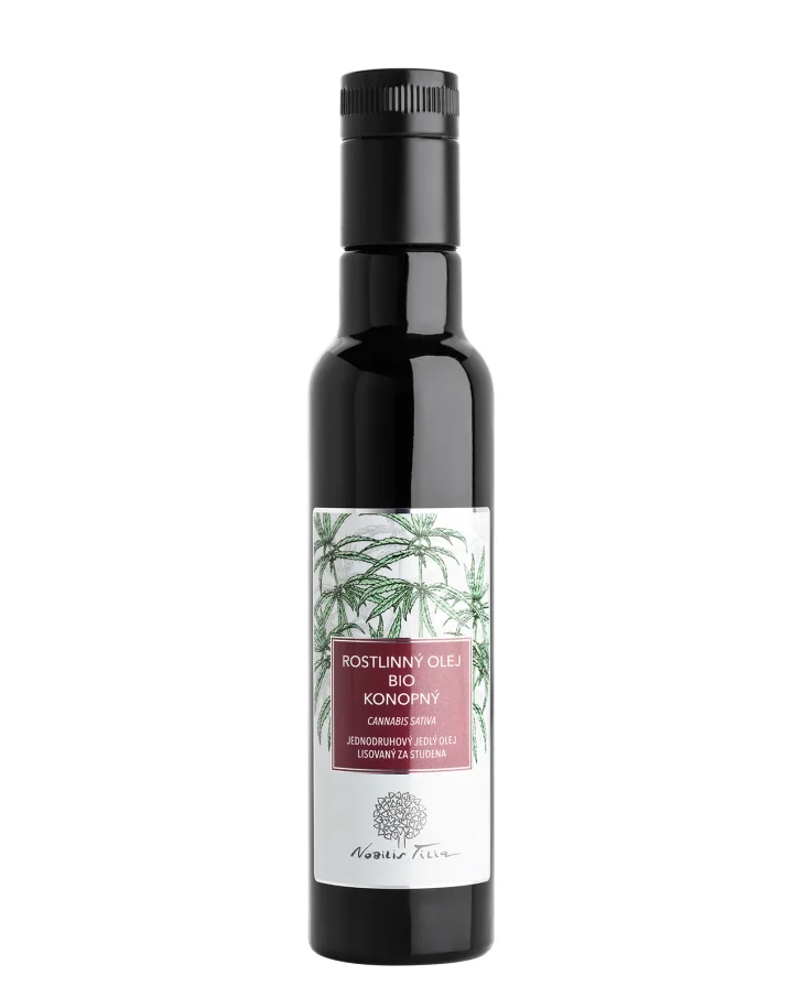 BIO Konopný olej 250 ml fialové sklo