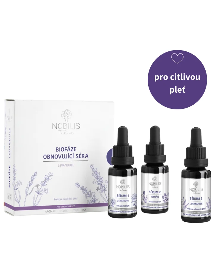Biofáze Obnovující séra Levandule, 3x20 ml