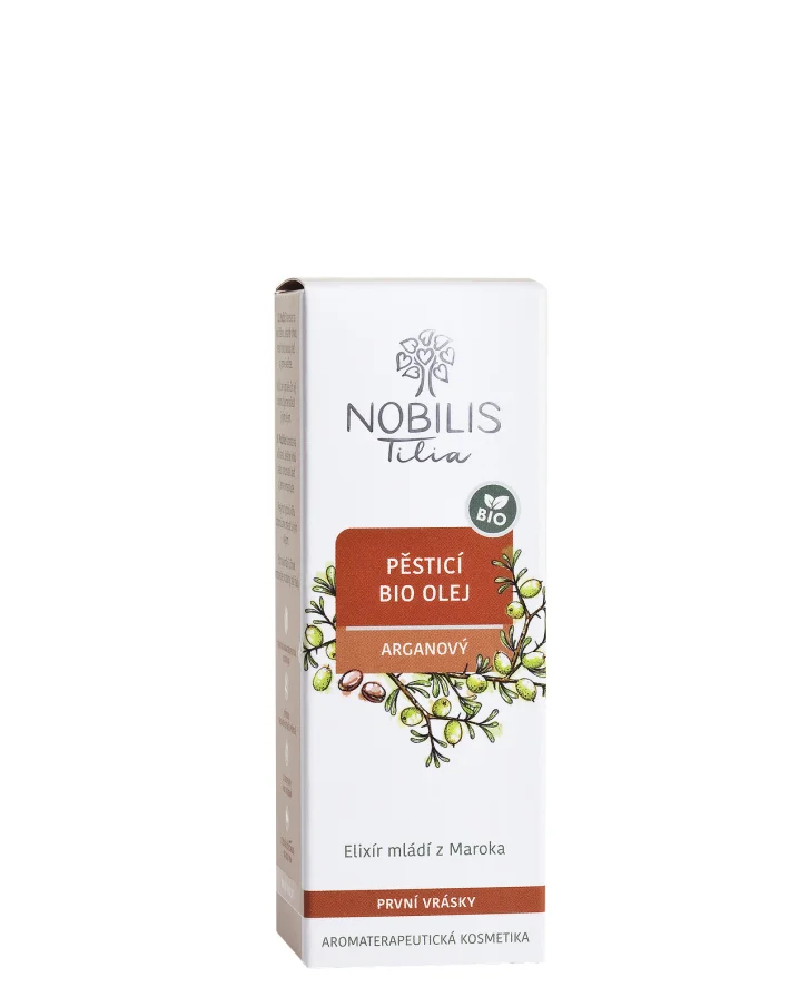Pěsticí BIO olej arganový 20 ml fialové sklo