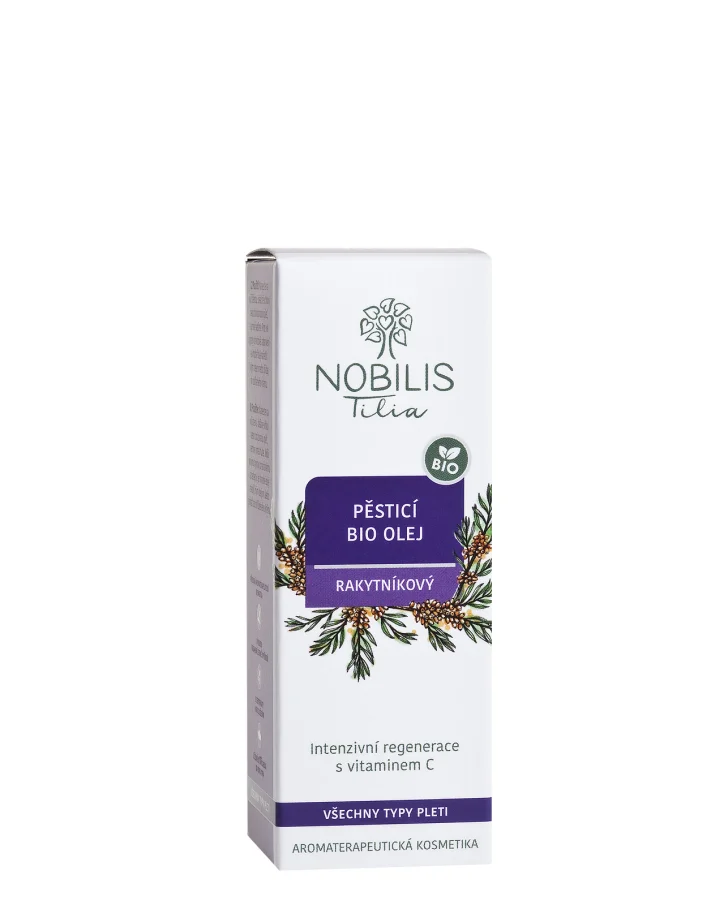 Pěsticí BIO olej rakytníkový 20 ml fialové sklo