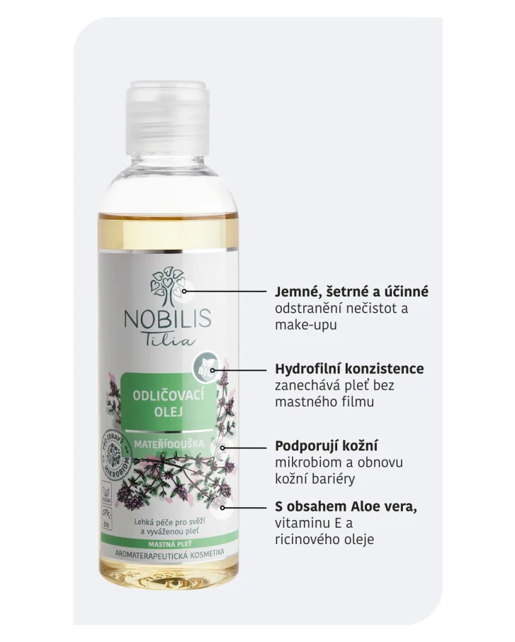 Odličovací olej Mateřídouška 200 ml