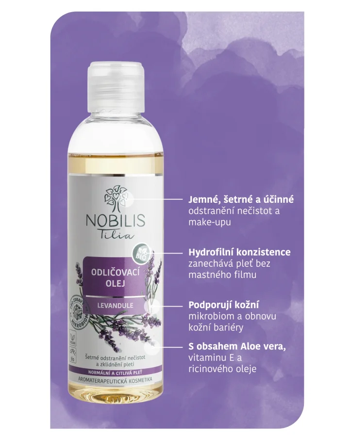Odličovací olej Levandule 200 ml