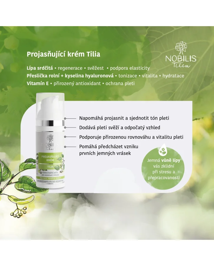 Projasňující krém Tilia 50 ml