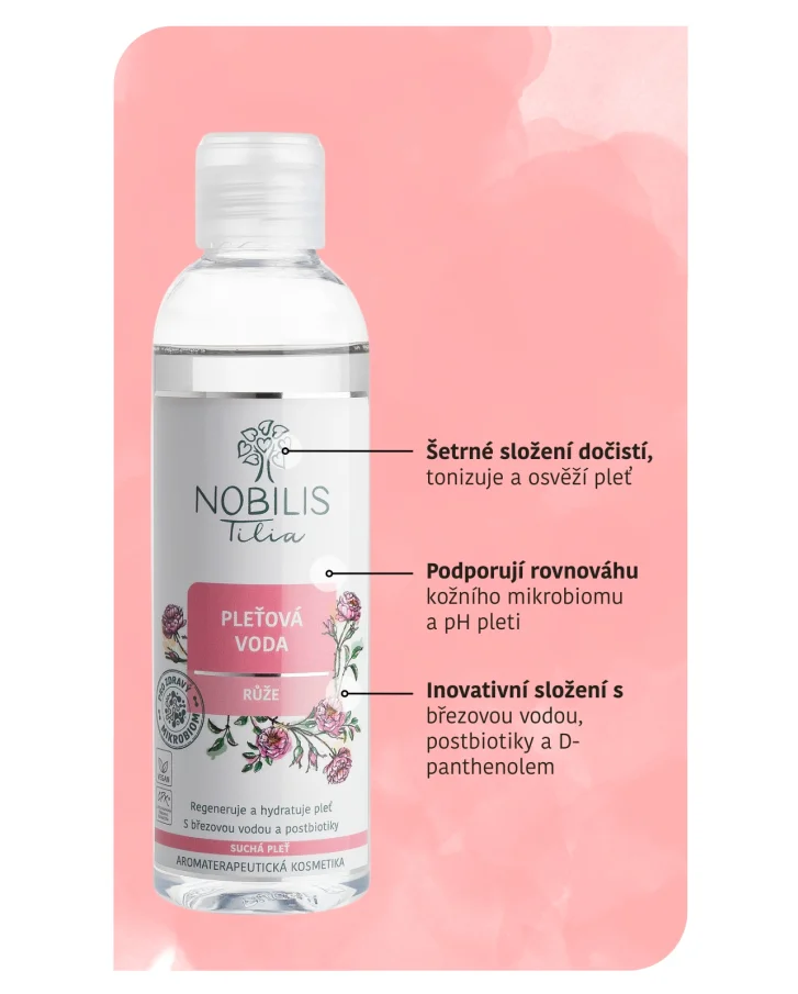Pleťová voda Růže 200 ml 