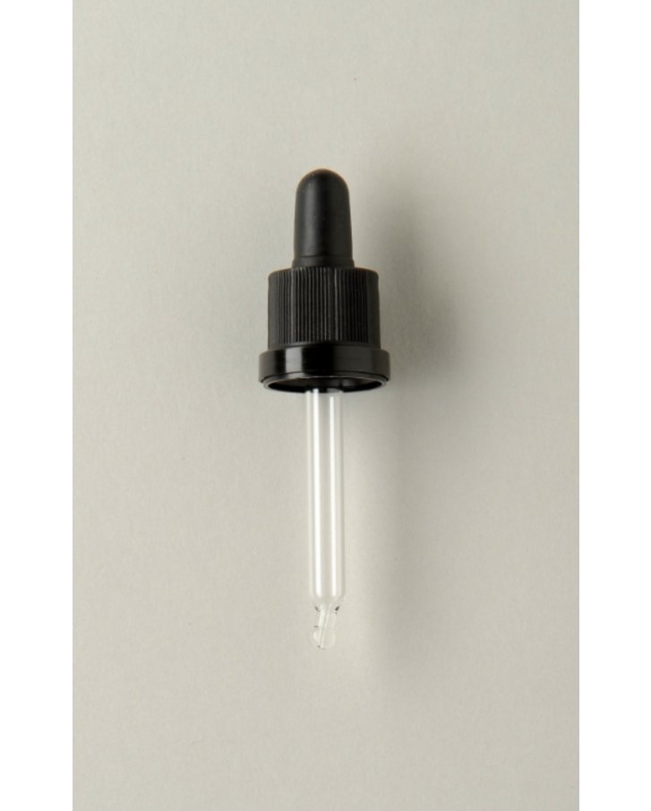 Kapací pipeta 20 ml NBR bulb, černá