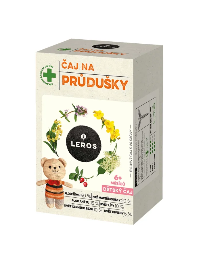 Leros Dětský čaj na průdušky