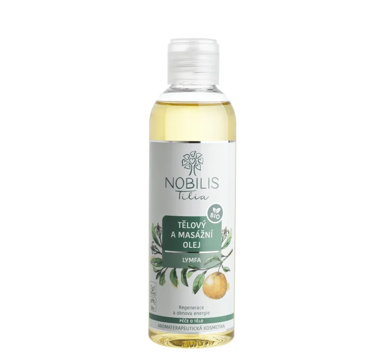 Tělový a masážní olej Lymfa 200 ml