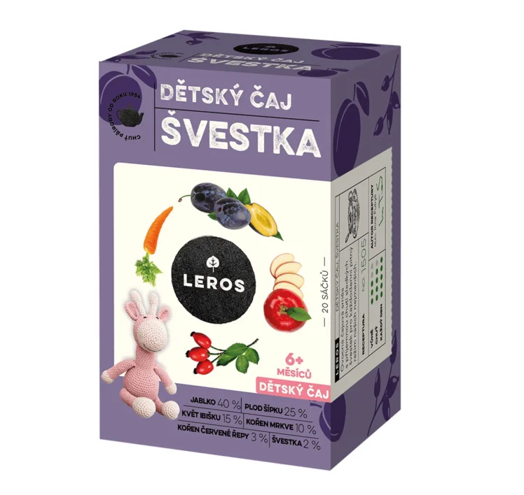 Leros Dětský čaj Švestka