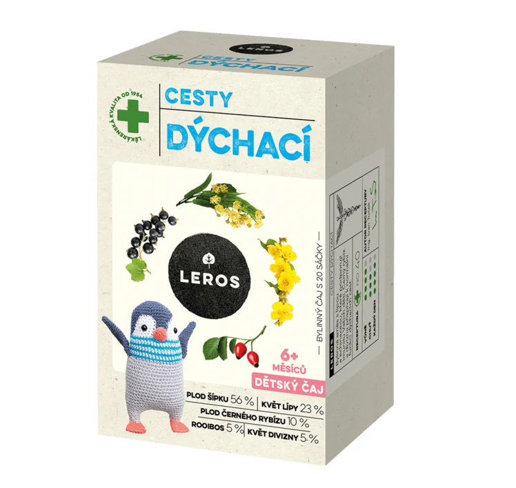 Leros Dětský čaj cesty dýchací